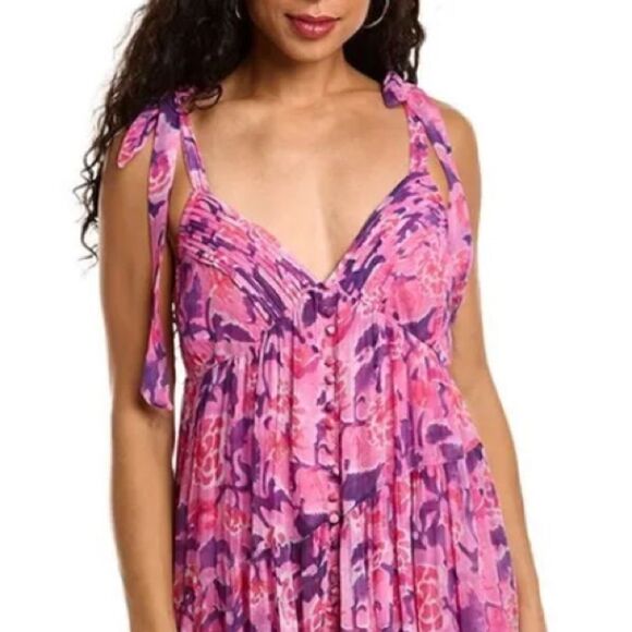 NWT ROCOCO SAND Lei Maxi Dress in Bubblegum Medium Revolve - Picture 3 of 14